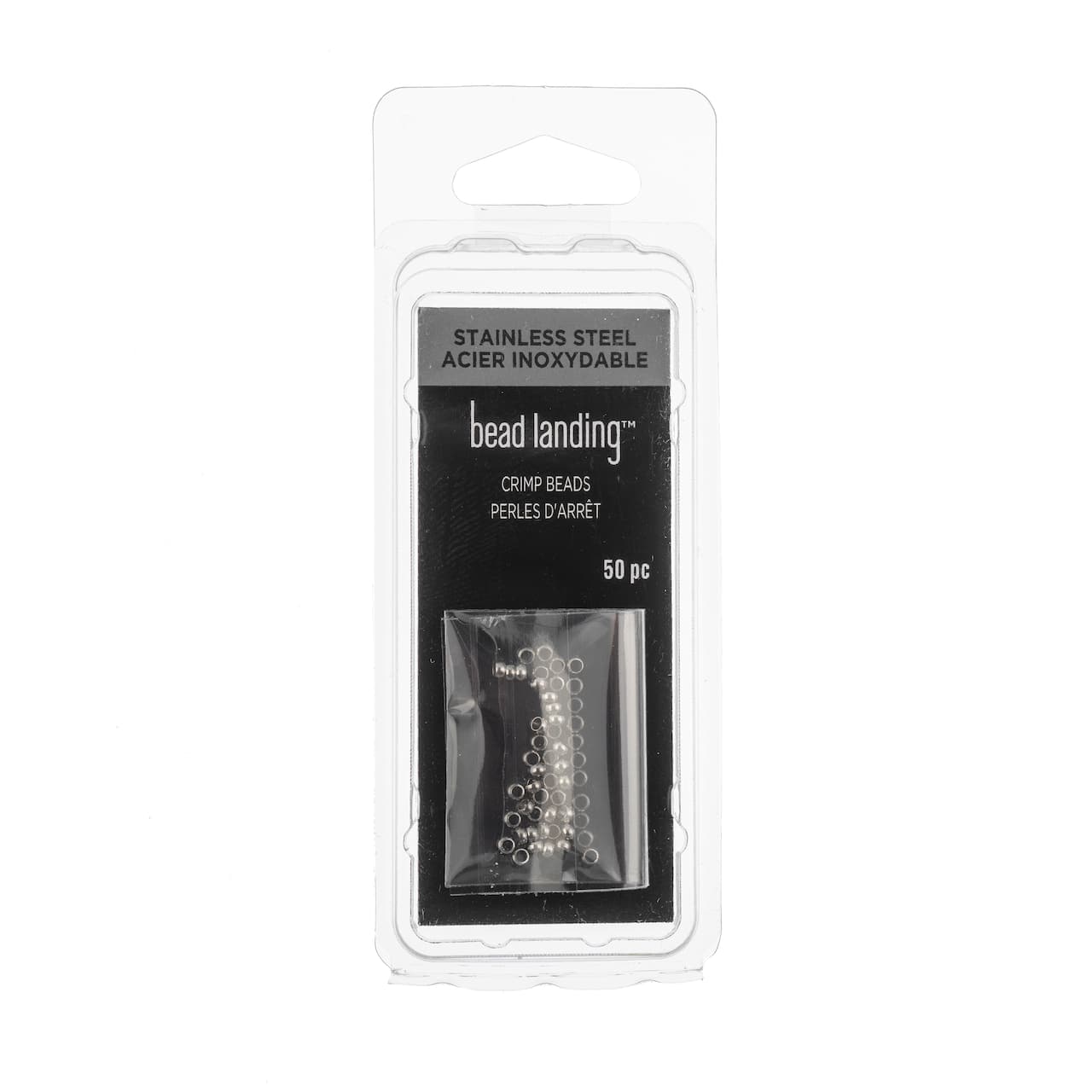 12 Packs: 50 ct. (600 total) 2mm Metal Crimp Beads by Bead Landing™